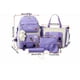 thumbnail image 4 of Set 5 Mochila Bolsa Lonchera Escolar Para Niñas Juvenil Dama Xtellar morada, 4 of 4
