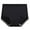 Black, variant on fatyb Women's Underwear Floral High Waisted Lace Soft Briefs Full Coverage Stretch Panties for Ladies