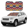 thumbnail image 3 of Bingfone Fox Face Car Windshield Sunshade,Sun Foldable Sun Shield Sun Visor for Car - Small, 3 of 9