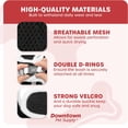 thumbnail image 4 of GFDYREE Step in Dog Harness No Pull, XX-Large, Black w/White Trim - Adjustable Harness with Padded Mesh Fabric and Reflective Trim - Buckle Strap Harness for Dogs, 4 of 7