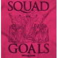 thumbnail image 2 of Squad Goals Jesus Disciple Funny Women's Plus Size Graphic Tee Brisco Brands 3X, 2 of 5