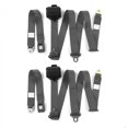thumbnail image 1 of Chevy Cavalier 1982-1994 Standard 3 Point Charcoal Retractable Bucket Seat Belt Kit - 2 Belts, 1 of 1