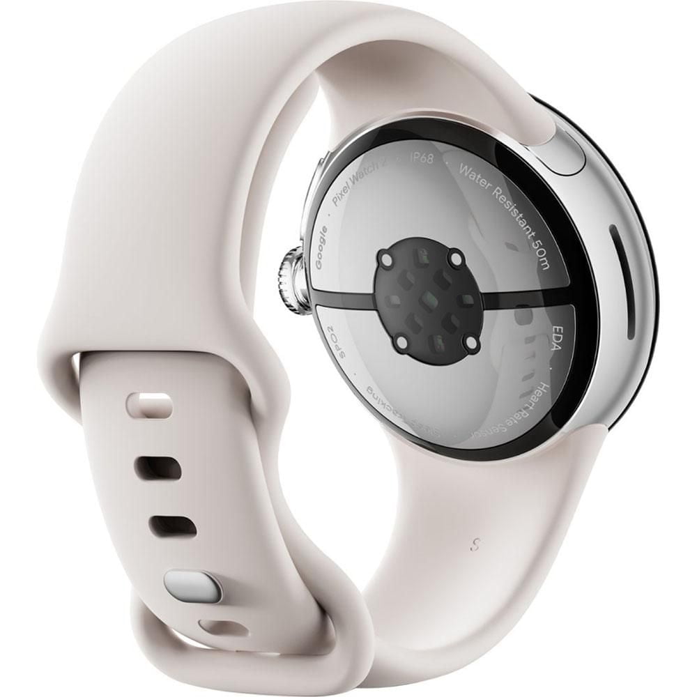 Google Pixel Watch 2 Polished Silver Smartwatch with Bay Google Pixel Watch 2 Polished Silver Smartwatch with Bay