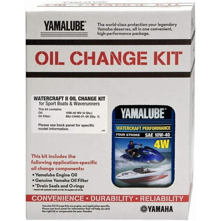 Yamaha Yamalube Watercraft II Oil Change Kit, #LUB-WTRCG-KT-10