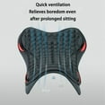 thumbnail image 4 of Motorcycle Seat Cushions with Airflows Channels Elastic PVC Bottom Universal, 4 of 10
