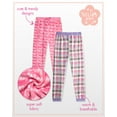 thumbnail image 2 of dELiA*s Girls Pajama Pants Cute Pattern Fleece Plaid Girls Pajamas Sleepwear 2 Pack, 2 of 7