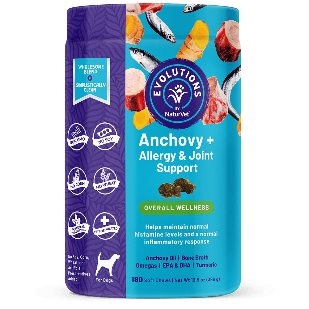 Evolutions Anchovy + Allergy & Joint Support Soft Chews