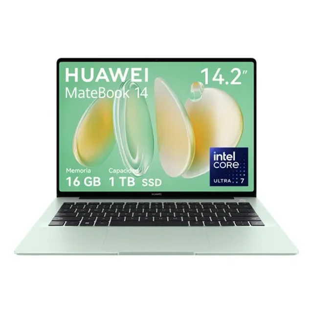 HUAWEI MateBook 14 Laptop Intel Core Ultra 7 16GB+1TB SSD Win11, Pantalla OLED Táctil 2.8K, Type-C Fast Charging