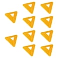 thumbnail image 4 of 10 piezas de conos de entrenamiento de fútbol, conos de agilidad para fútbol, suministros para conos de disco, conos de entrenamiento triangulares de fútbol para juegos, césped y Amarillo, 4 of 8