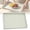 Q, variant on Rectangular Serving Tray - Durable Plastic Decorative Tray for Home Kitchen - Lightweight Indoor Serving Platter - Medium Blue Wood