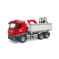 thumbnail image 4 of Bruder 03624  MB Arocs Truck w/ Roll-Off-Container + Mini Excavator, 4 of 5