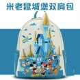 thumbnail image 1 of Nueva mochila escolar de dibujos animados de Mickey Minnie Pluto con motivo del 50.° aniversario de Disney de Loungefly, mochila para niños, bolso de ocio para mujeres, regalos para niñas, 1 of 4