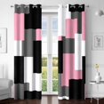 thumbnail image 1 of Cortinas opacas, color rosa tirot, 100% opacas, 240 x 245 cm, 2 paneles, 1 of 7