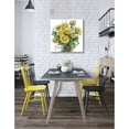 thumbnail image 3 of Epic Graffiti  "Whimsy Sunflowers" Acrylic Wall Art, 24" x 24", 3 of 5