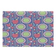 thumbnail image 1 of Colorful Cutting Board, Continuous Pattern Apples and Ornamental Motifs Illustration Art, Decorative Tempered Glass Cutting and Serving Board, in 3 Sizes, by Ambesonne, 1 of 2