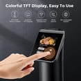 thumbnail image 4 of KitchenBoss WiFi Sous Vide Cookers, 1100 Watts Sous Vide Cooker, Thermal Immersion Circulator with Recipe, LCD Display (Black), 4 of 8