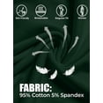 thumbnail image 6 of Green Turtleneck Men Long Sleeve Knitted Shirt Ultra SoftTurtle Neck Sweater James For Men (L), 6 of 7