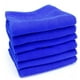 thumbnail image 2 of Paño de microfibra absorbente de limpieza suave cuidado del coche azul toallas de lavado, 2 of 8