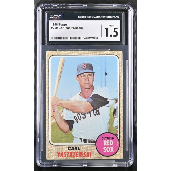 1968 Topps CARL YASTRZEMSKI #250 CGC 1.5