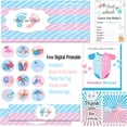 thumbnail image 7 of 202 Pcs Baby Gender Reveal Party Supplies Favors Boy or Girl Pink and Blue Name Suggestion Card Button Pin Mini Candy Stickers Photo Props Games Voting Stickers, 7 of 7