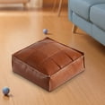 thumbnail image 7 of Dvumao Organizers and Storage, Faux Leather Poofy Ottoman Footstool Moroccan Unstuffed Pouf Cover Foot For Storage Floor Cushion Footrest No Filler, Man Gifts, 7 of 7