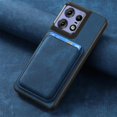 thumbnail image 2 of Magnetic Slim Fit Case for Motorola Edge 50 Pro with Detachable Credit Card Holder Slot, Scratch Resistant Ultra-Thin Case for Motorola Edge 50 Pro. TCK-Retro Blue, 2 of 15