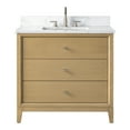 thumbnail image 2 of Vanity Art 36" Bathroom Vanity with Sink and Engineered Marble Top, Freestanding Storage Cabinet with 3 Drawers, 2 of 10