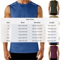 thumbnail image 3 of Sports Tank Tops for Men Sleeveless Crewneck Undershirts Shirts Mens Casual Solid Color Stretchy Slim Pullover Breathable Gym Athletic Workout Vests, 3 of 8