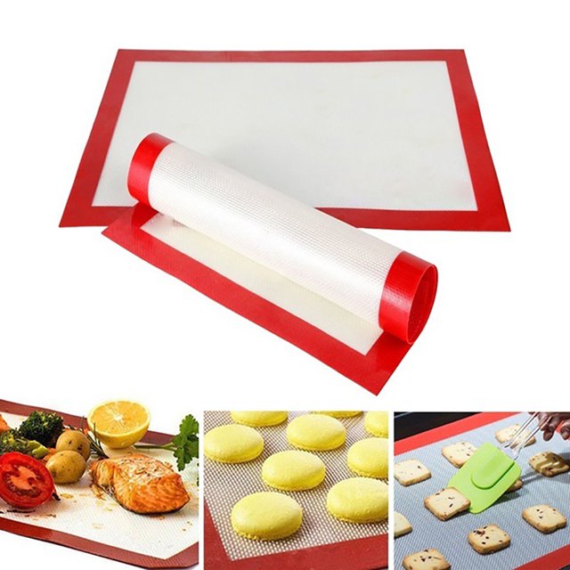 Twowood Hogar Silicona para hornear tapete de revestimiento antiadherente resistente al calor de cocina Hoja de horno de horneado Twowood 100166