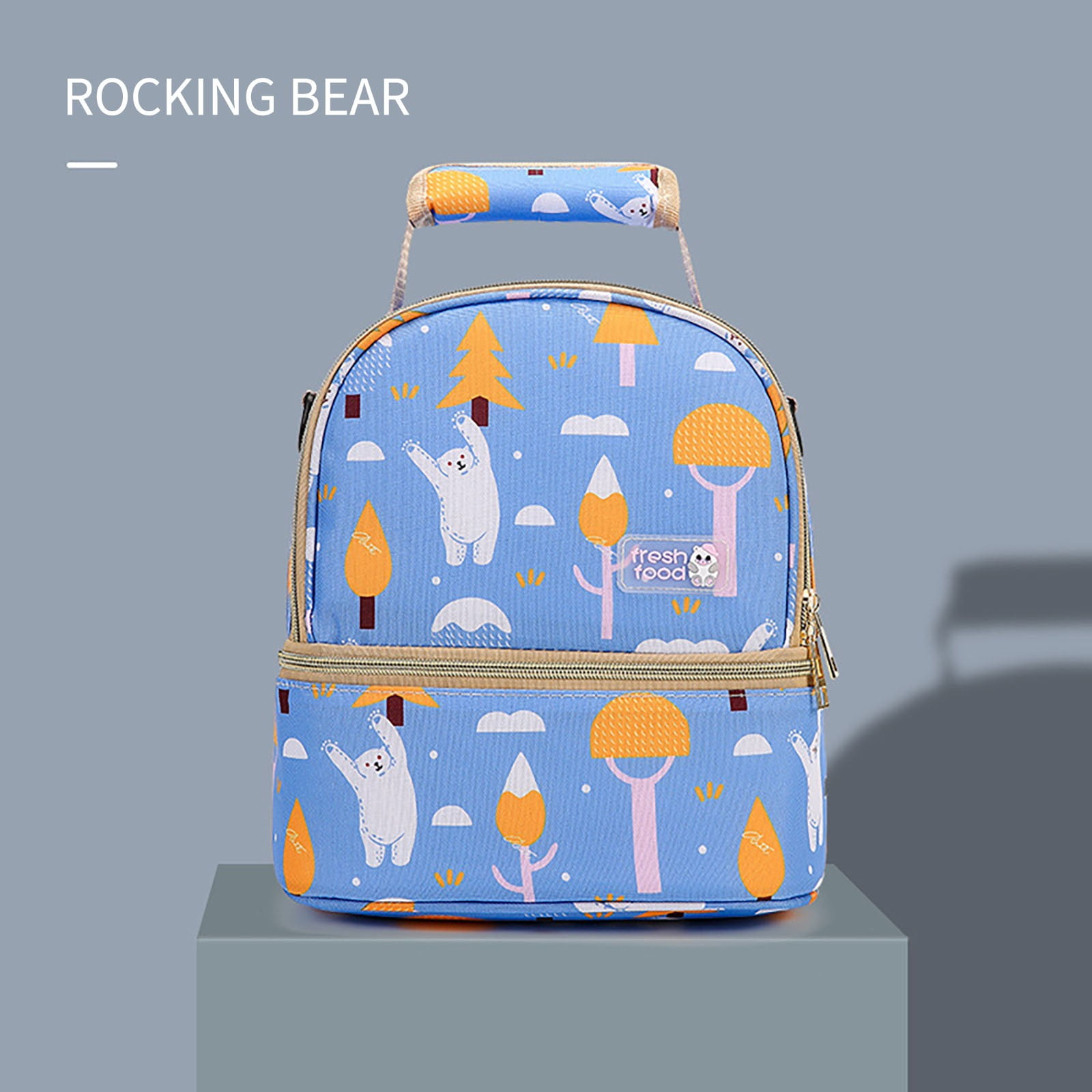SPOORYYO Breastmilk Cooler Bag with Ice Pack,Insulation Bag Milk Bag Milk Storage Backpack Bento Bag Double-layer Breast Milk Backpack Milk Bottle Fresh-keeping And Refrigerated Mommy Bag