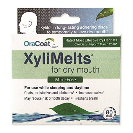 XyliMelts for Dry Mouth to Reduce Risk of Tooth Decay by Orahealth - 80 (Best Medicine For Tooth Decay Pain)