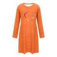 thumbnail image 3 of Censtreet Plus Size Nightgowns for Women Oversized Sleep Shirt Long Sleeve Nightshirt T-Shirt Dress Sleepwear, 3 of 6