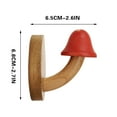 thumbnail image 2 of Zmeidao Mushroom Wall Hooks, Mushroom-Shaped Coat Hangers, Wall Mounted Hanging Hooks for Coat, Towel, Bag, Kitchen, Bathroom, Bedroom, 2 of 5