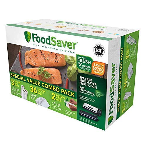 FoodSaver Bag Combo Rolls Precut Bags in 1 Pack Walmart Canada