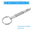 thumbnail image 3 of Unique Bargains 316 Stainless Steel Quick Release Pin Usable Length 2.6' Bimini Top Pin 4 Pack, 3 of 5