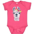 thumbnail image 3 of Inktastic Cute Llama with Flower Boys or Girls Baby Bodysuit, 3 of 5