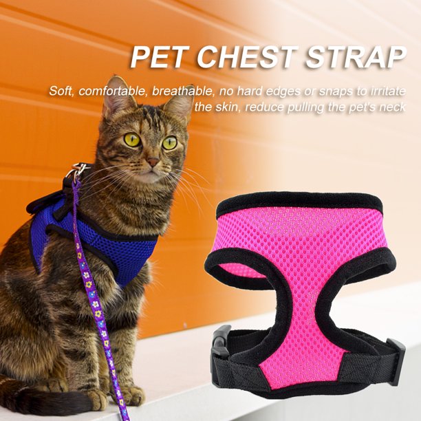 Chaleco reflectante para el pecho Chaleco transpirable para perros y gatos Ropa para caminar al aire libre Hugtrwg Para estrenar