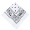 thumbnail image 2 of Toystoory Bufanda pequeña cuadrada de moda Hip hop Cool Guy mujeres hombres impresión cabeza envoltura rap estrella pañuelo cuello lazo para el pelo Accesorios para máquinas de ejercicios Blanco Toystoory JJ15373-05, 2 of 6