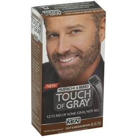 Just For Men Touch Of Gray Hair Color Mustache Beard Kit Light