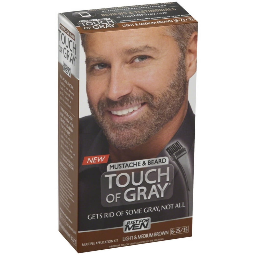 Touch of grey medium brown