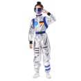 thumbnail image 3 of uikmnh Long Sleeve Romper Boys and Girls Astronaut Carnival Play Performance Jumpsuit for Space Themed Parties and Dress Up Size:10-12 Years, 3 of 9