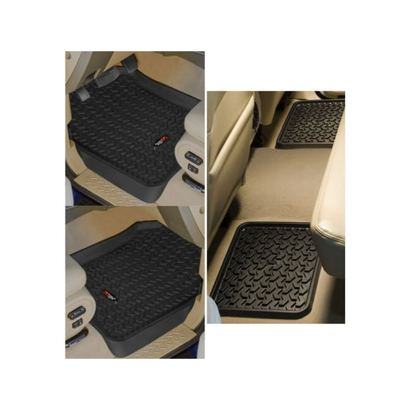 Rugged Ridge by RealTruck Floor Liners for Ford F-150 | Front | 82987.23 | Compatible with 2009-2014 Ford F-150/Raptor