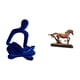 thumbnail image 5 of Figura de pensador abstracto,Estatua de pensador abstracto,decoración para el hogar,Figura de caballo,Escultura de figura de caballo en miniatura coleccionable,Estatua de animal de adorno de, 5 of 8