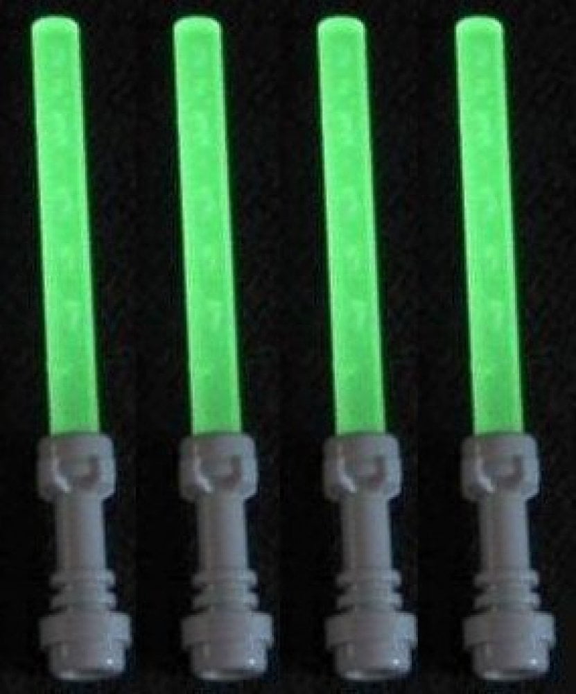 Lego Lightsaber Lot of 4 GlowintheDark Lightsabers with Hilts