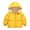 Yellow, variant on Children Kid's Boy Girl Warm Hooded Jacket Coat Cotton-padded Parka Overcoat Thick Down Coat 18M-6T
