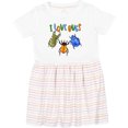 thumbnail image 3 of Inktastic I Love Bugs Girls Toddler Dress, 3 of 5