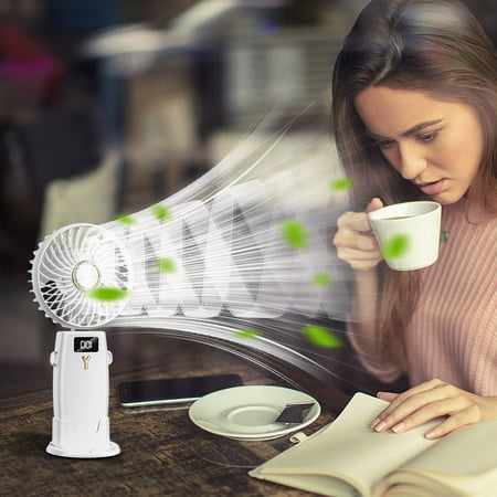 

2024 New Digital Display High Speed Car Fans That Blow Cold Air Fan Clip Fan Stroller Fan Air Conditioner for Car With Ultra Long Range Mini Desk Fan Small Desk Fan Refrigeration Desktop Fan