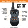 thumbnail image 3 of SportDOG Brand SportTrainer 875 Trainer, 1/2 Mile Range, Tone, Vibration, and Static, Black, 3 of 5