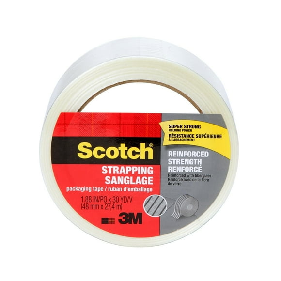 Scotch(R) Strapping Tape 8950-EF-8CC, 1.88 in x 30 yd (48 mm x 27.4 m)