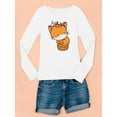 thumbnail image 3 of Cute Pumpkitty Pumpkin Costume Long Sleeve Toddler -Image by Shutterstock,  4 Toddler, 3 of 4